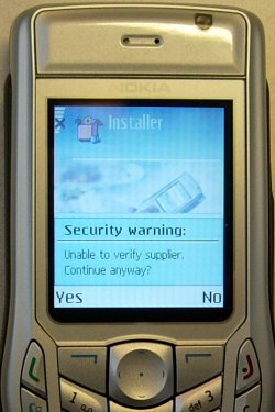 imagem do virus no celular