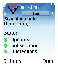 Antivírus da F-Secure para smartphones Série 60 Antivírus da F-Secure para smartphones Série 60