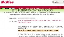 Site blindado?