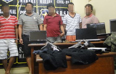 Quadrilha presa no Pará