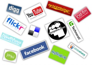 Logotipos de redes sociais