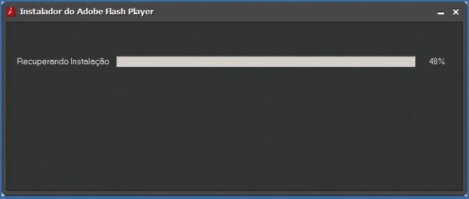 Praga segue a farsa do Flash com instalador falso.
