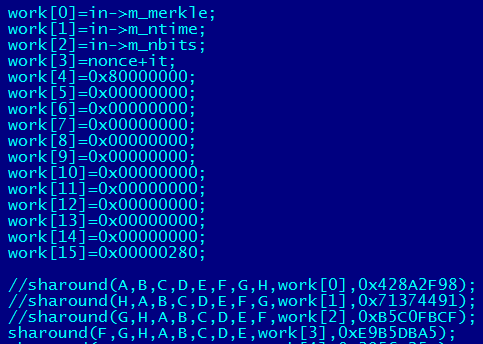 Arquivo .cubin contém os processamentos que serão realizados na mineração das Bitcoins.