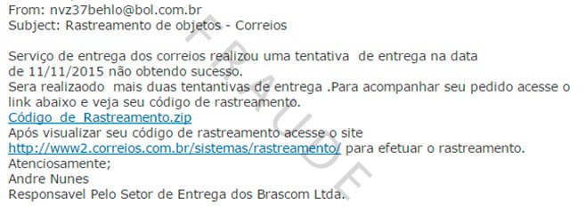 Fraude usando o nome dos Correios. (ARIS/LD)